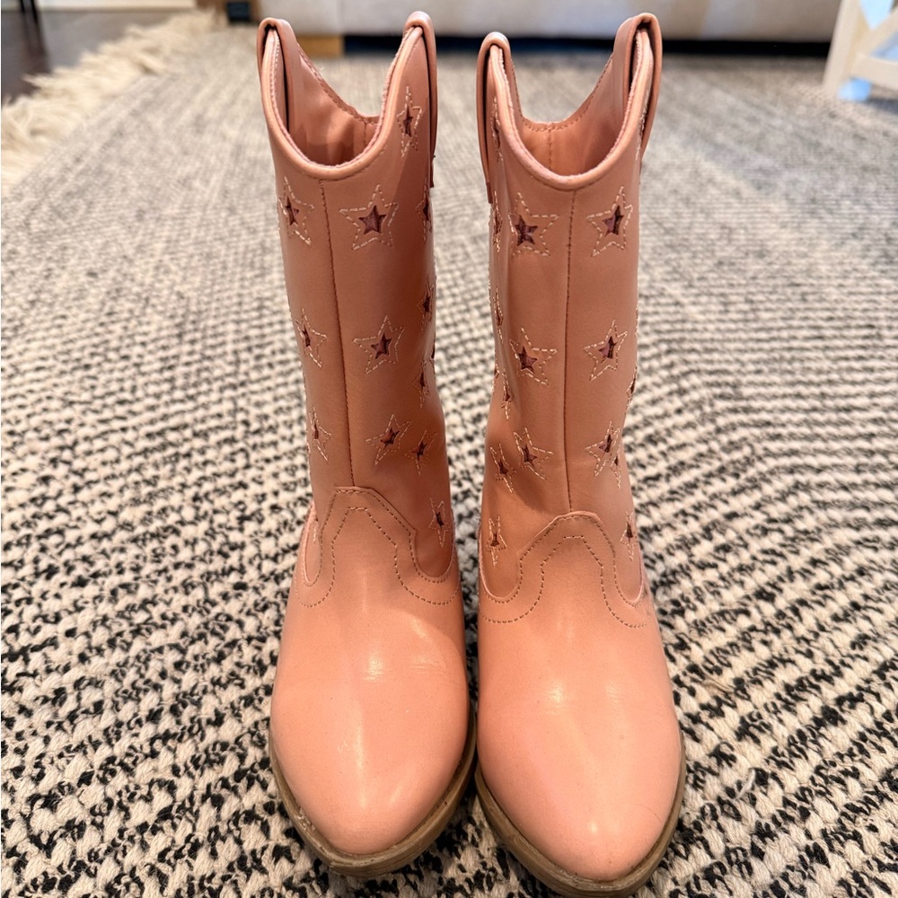 Tucker + Tate Pink Star Kids Boots